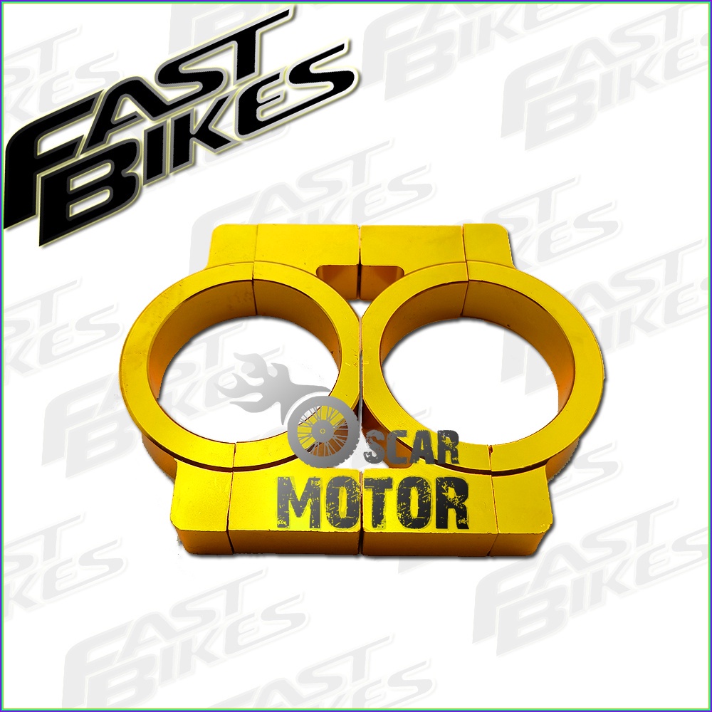 FASTBIKES KLEMAN SPAKBOR DEPAN FULLCNC SONIC SATRIA FU CB150R BISON MX motor