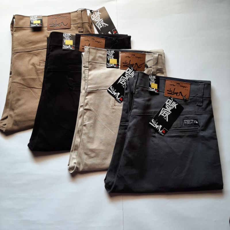 celana chino big size pria size 40-50