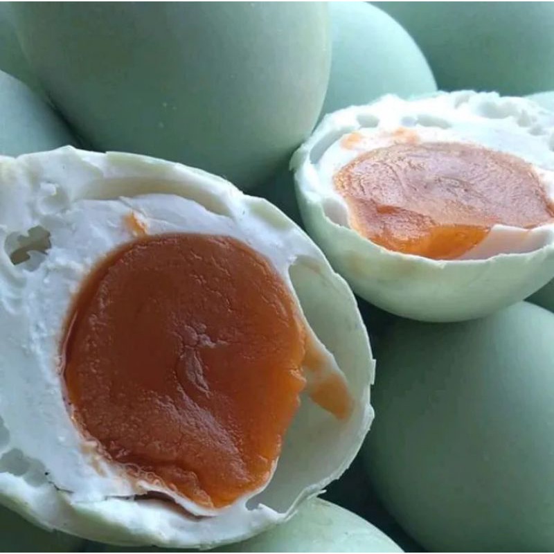 

Telur asin khas brebes matang mix bakar dan rebus (6 butir)