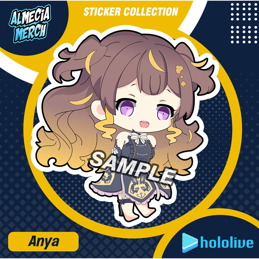 

Sticker Hololive ID Anya Melfissa / Stiker Vinyl Hp / Sticker Anya