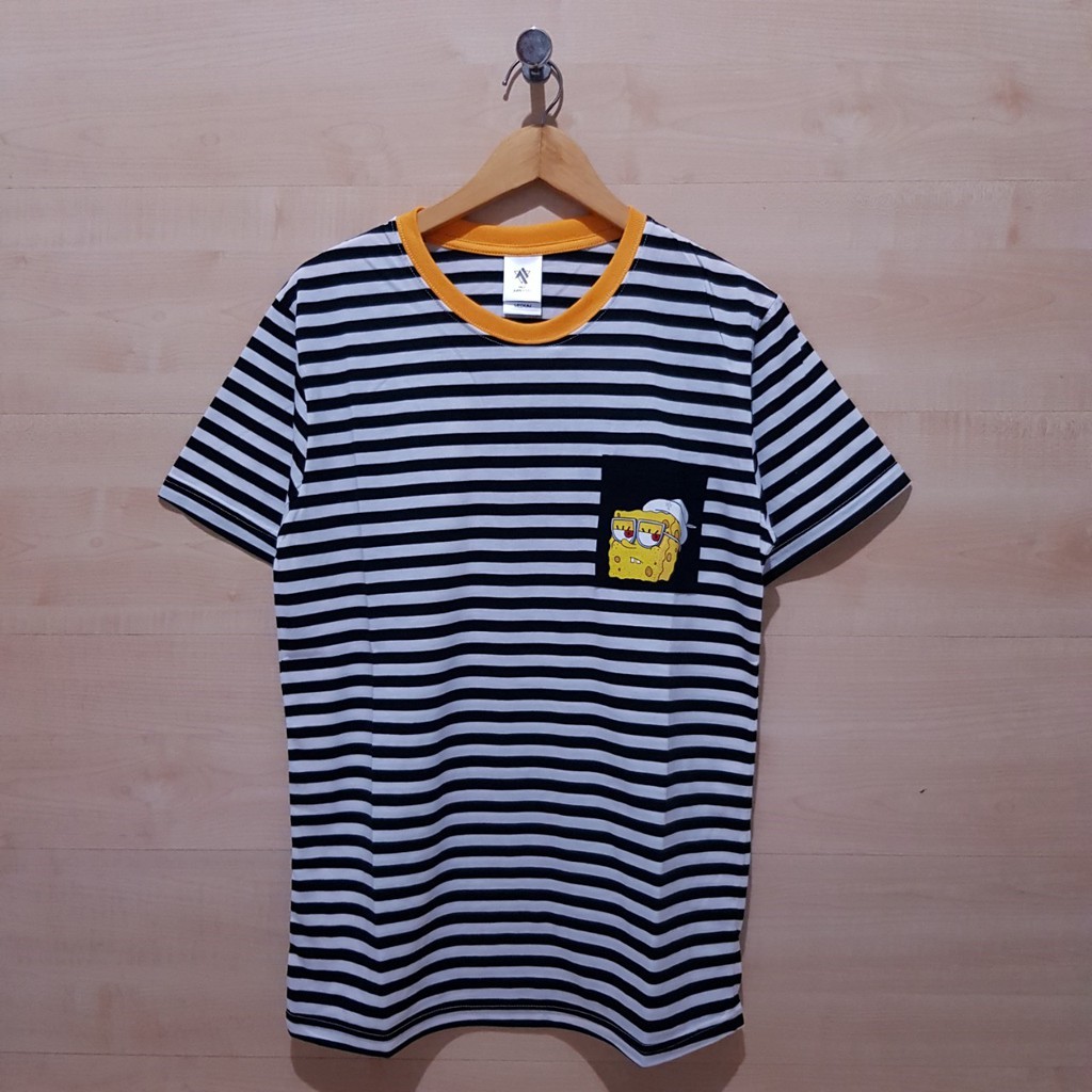 Kaos Mcf Spongebob Hitam Putih Shopee Indonesia Kaos Mcf Spongebob Hitam Putih Shopee Indonesia