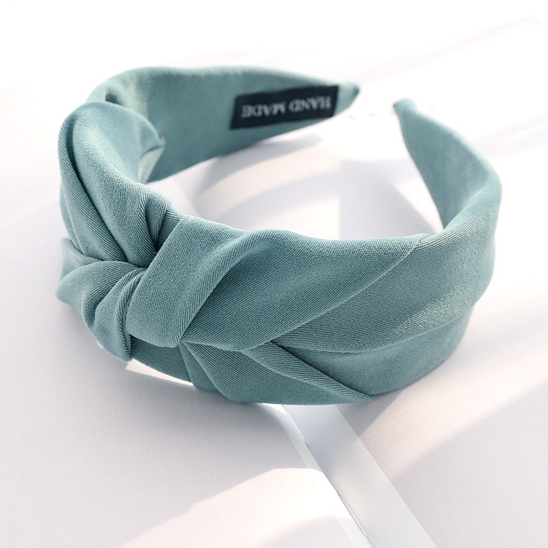 Caliloops Bando Bandana Simple Polos Korea Dewasa Lebar Simpul Jan