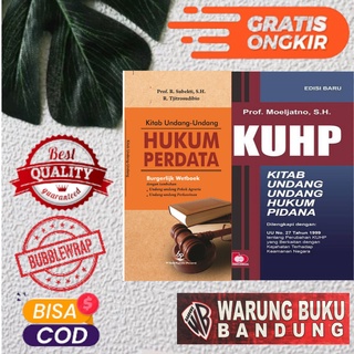 Paket Buku Kitab Undang-Undang Hukum Pidana dan Perdata - BW dan Moeljatno