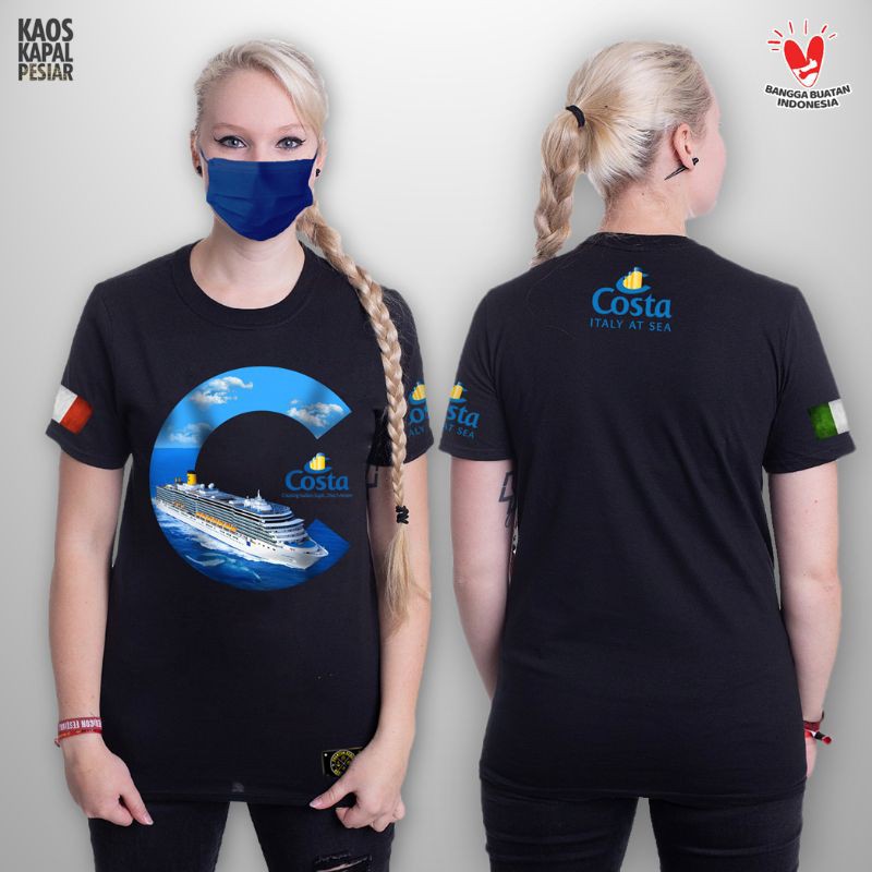 Kaos Kapal Pesiar Costa "C"