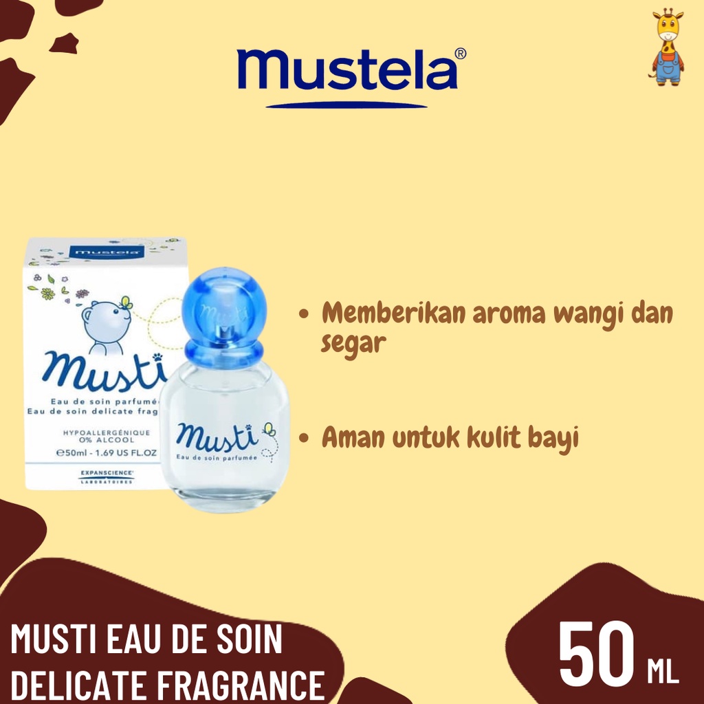 Mustela Musti Eau De Soin Delicate Fragrance 50 ml