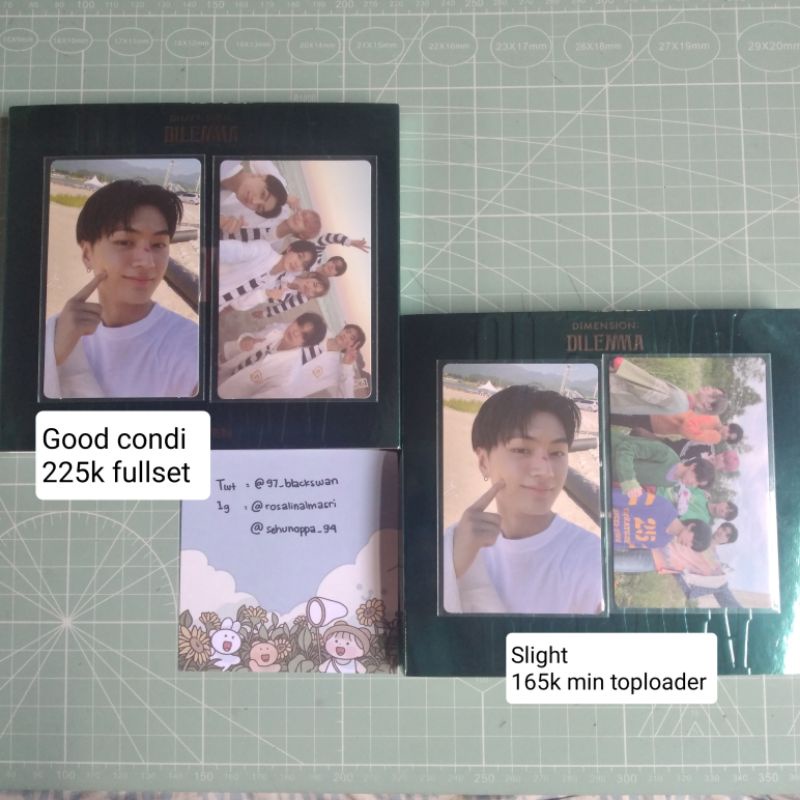 Album Enhypen Dilemma Essentials Fullset with Jay Odysseus Photocard Jay Tuspi Ody Tusuk Pipi Pantai