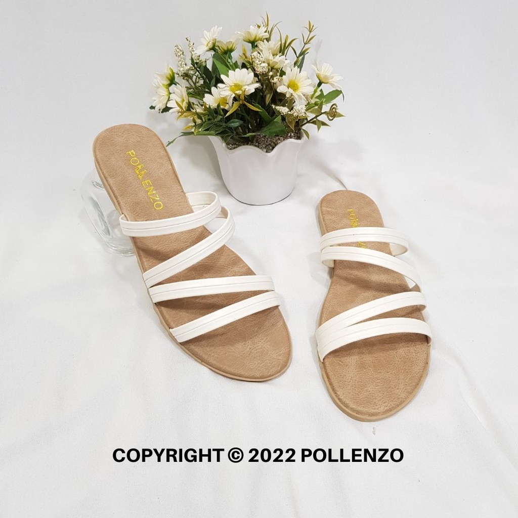 Pollenzo - Sandal Flat Teplek Wanita Lia-089-1