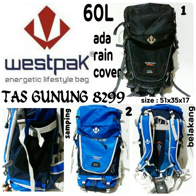 Tas gunung Westpak 8299 tas gunung keren terbaru dan termurah