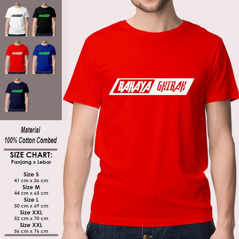 Kaos Dakwah Muslim Pria Lengan Pendek Keren SP-LSMSAK202 BAHAYA GHIBAH Islami Kekinian Murah-2