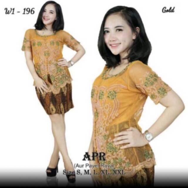 KEBAYA APR /KEBAYA PAYET /KEBAYA LENGAN PENDEK / KEBAYA KONDANGAN