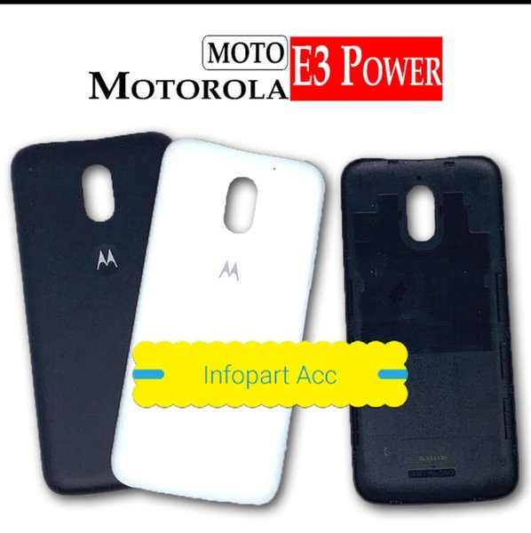 Tutup belakang moto E3 Power - Back casing motorola moto E3 power