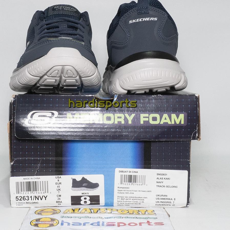skechers track scloric mens trainers