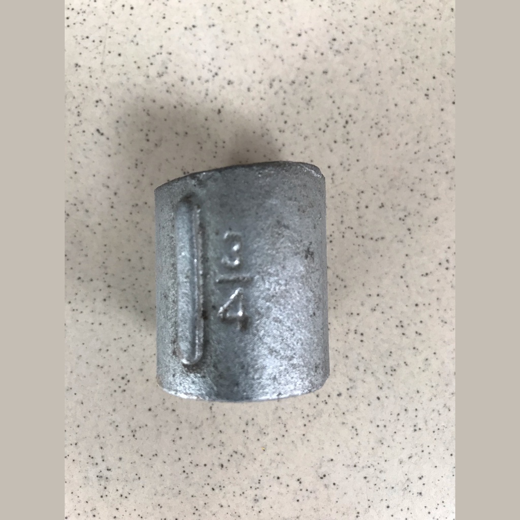 Sock Besi 3/4 inch / Sambungan Pipa Besi 3/4" Galvanis