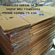 

Kardus Bekas untuk Dus Packing Tambahan/Packing Aman