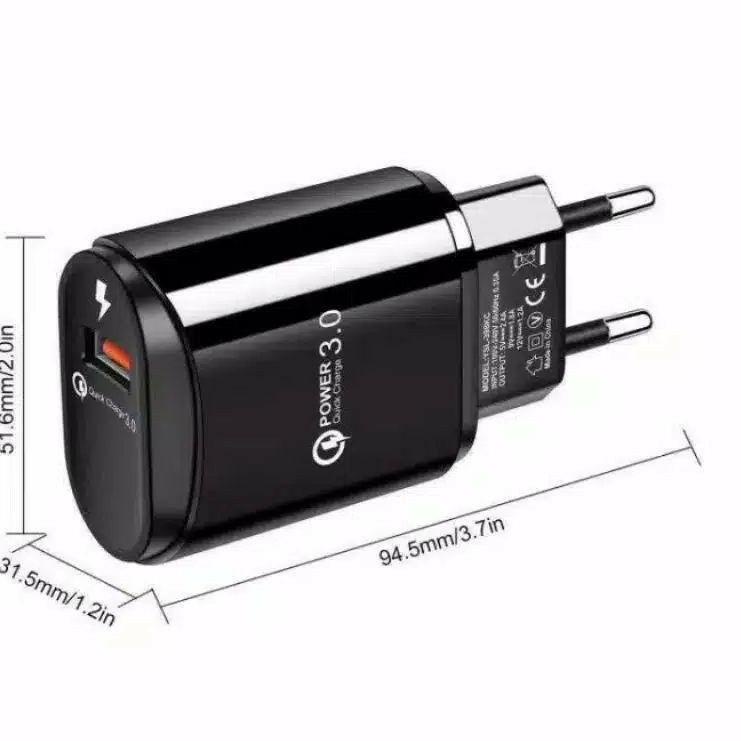 LANGSUNG ATC.. Charger UMAX A31 Charger UMAX Fast Charger A-31 3A Qualcomm 3.0
