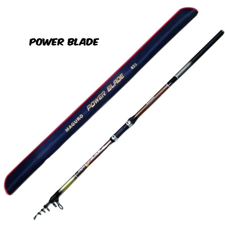 Joran Pancing Maguro POWER BLADE | Antena | Telescopic I Tebing I Surf Casting