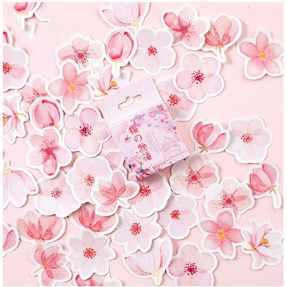 Label Stickers - Cherry Blossom (45pcs)