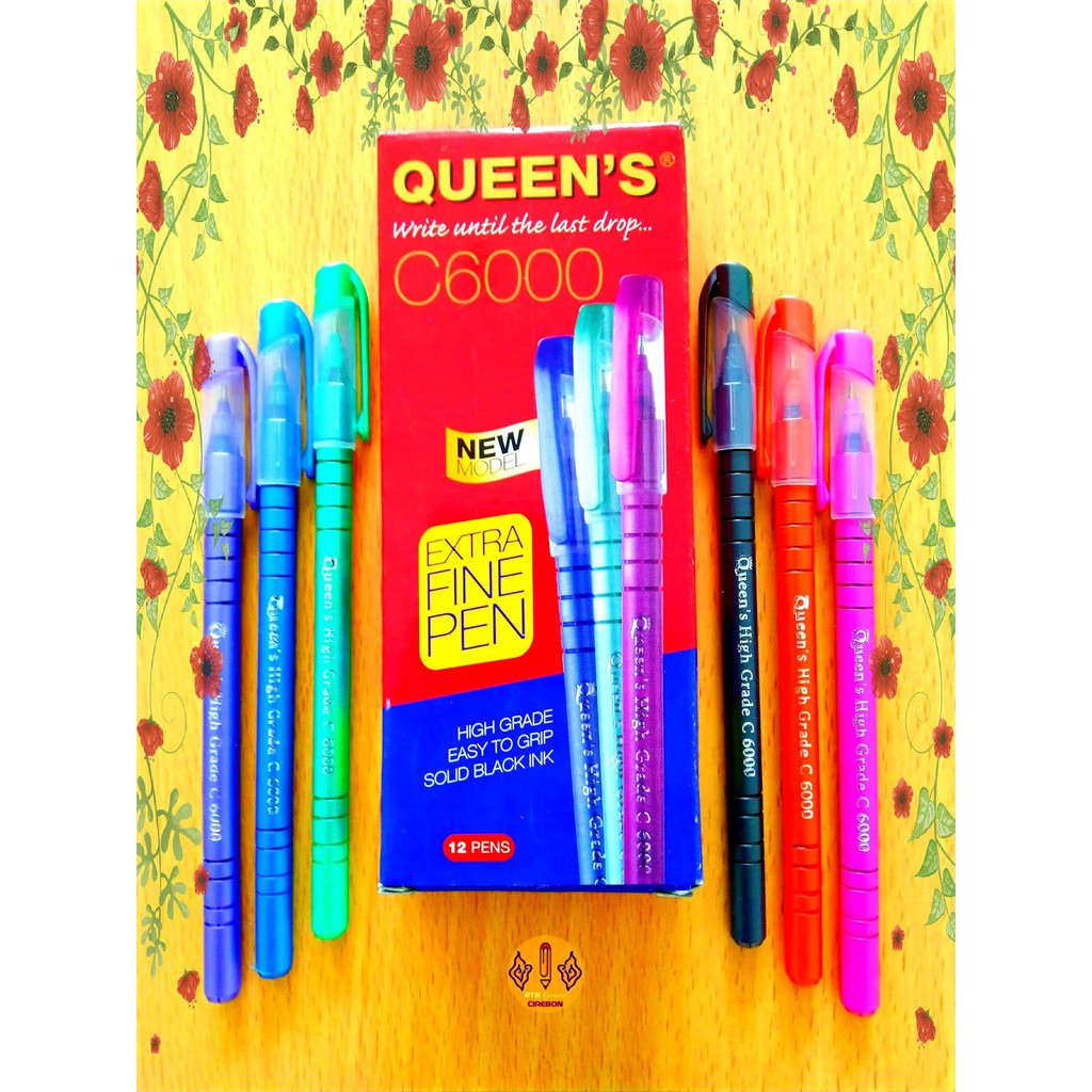 

Pulpen Faster C-6000 Queen’s Extra Fine Pen New Model