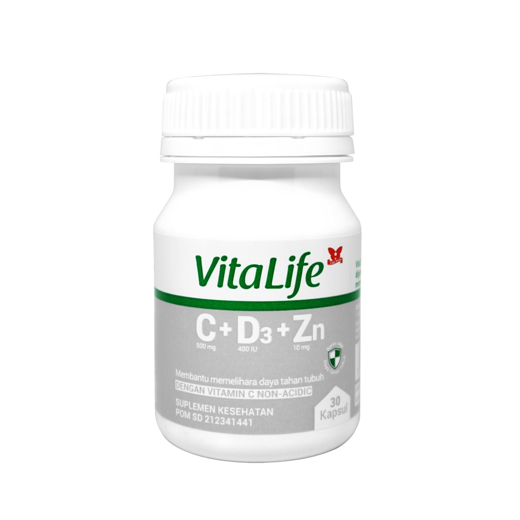 VitaLife C-500 / Vitamin C 500mg isi 30 Kapsul by Bintang Kupu-Kupu - LDA