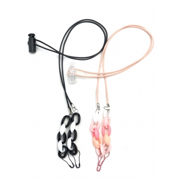 Strap Masker Rantai Akrilik / Pengait Masker Rantai Akrilik