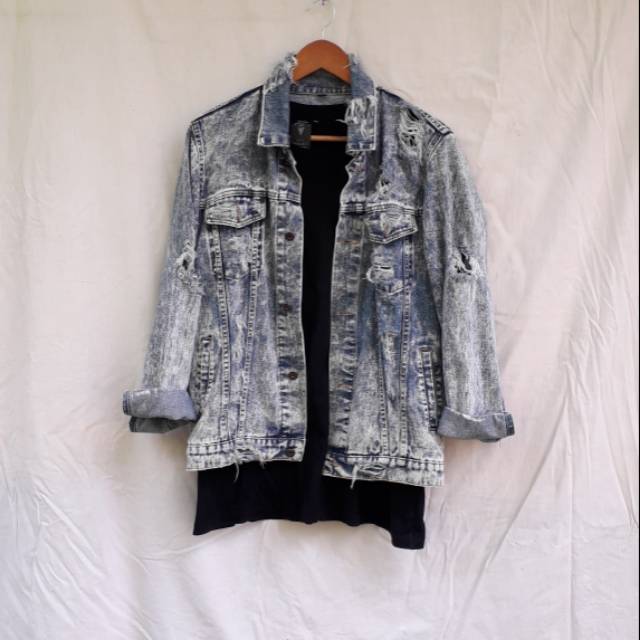 Jacket jeans ripped galf inc second original