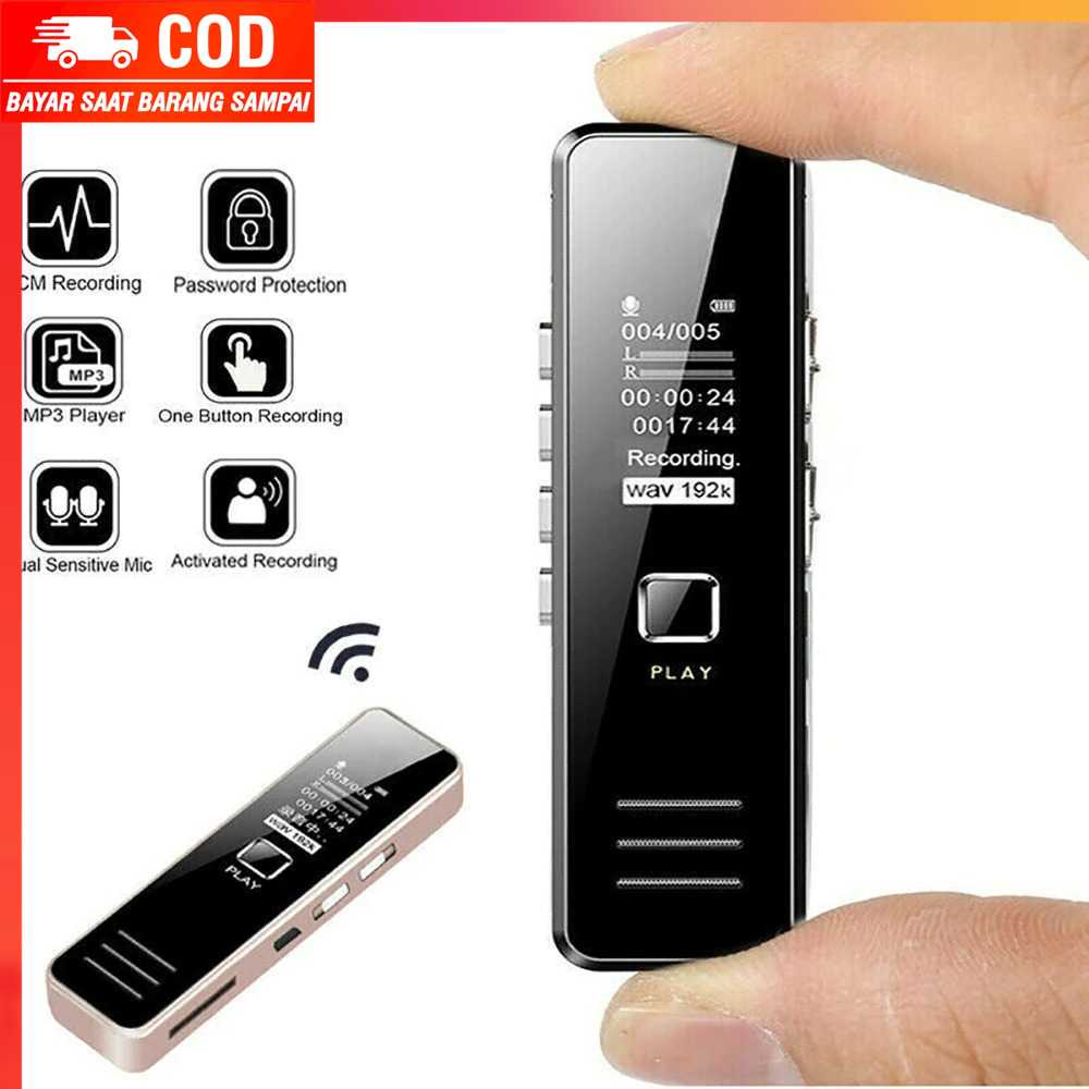 (100% BARANG ORI) Perekam Suara Audio Digital Mini Voice Recorder 32GB - VC173