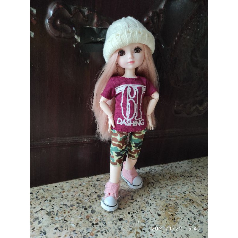 mainan anak boneka barbie sepatu sneakers boneka barbie gemuk uk 30cm