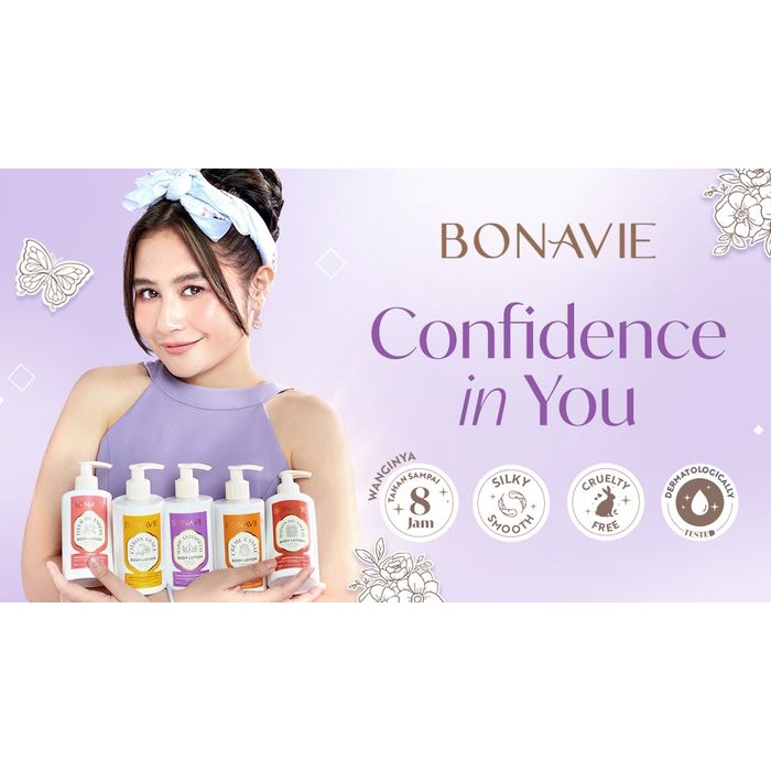 BONAVIE Body Lotion Maison du Safran | Fleur du Jardin | Marie Antoinette | Creme Canele | Citron Glace 250gr Lotion Tubuh