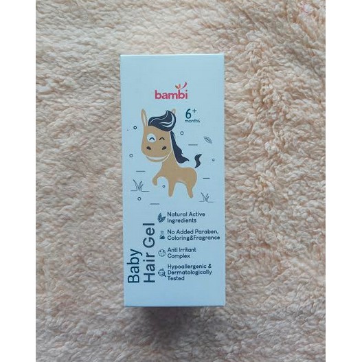 Bambi Baby Hair Gel 50ml / Gel Rambut Anak Bayi Bambi