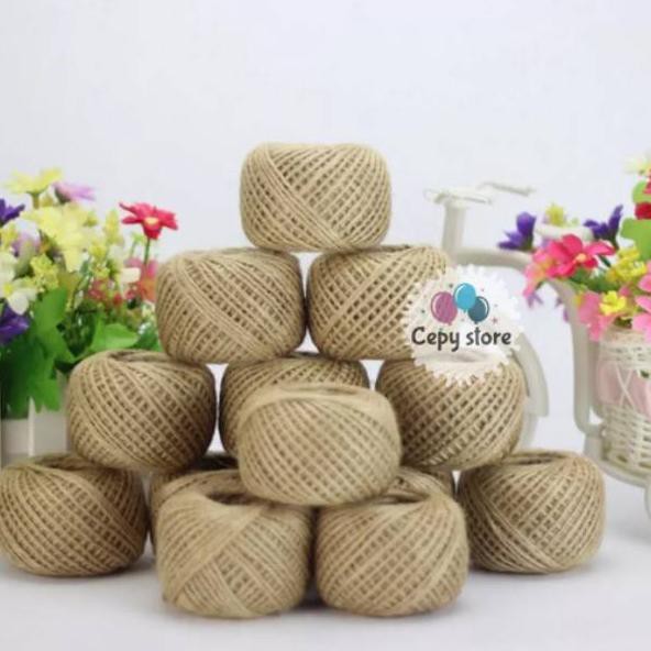 

KQF Hemp Rope / Tali Goni Vintage / Tali Rami Per Roll 50 Meter S PBE