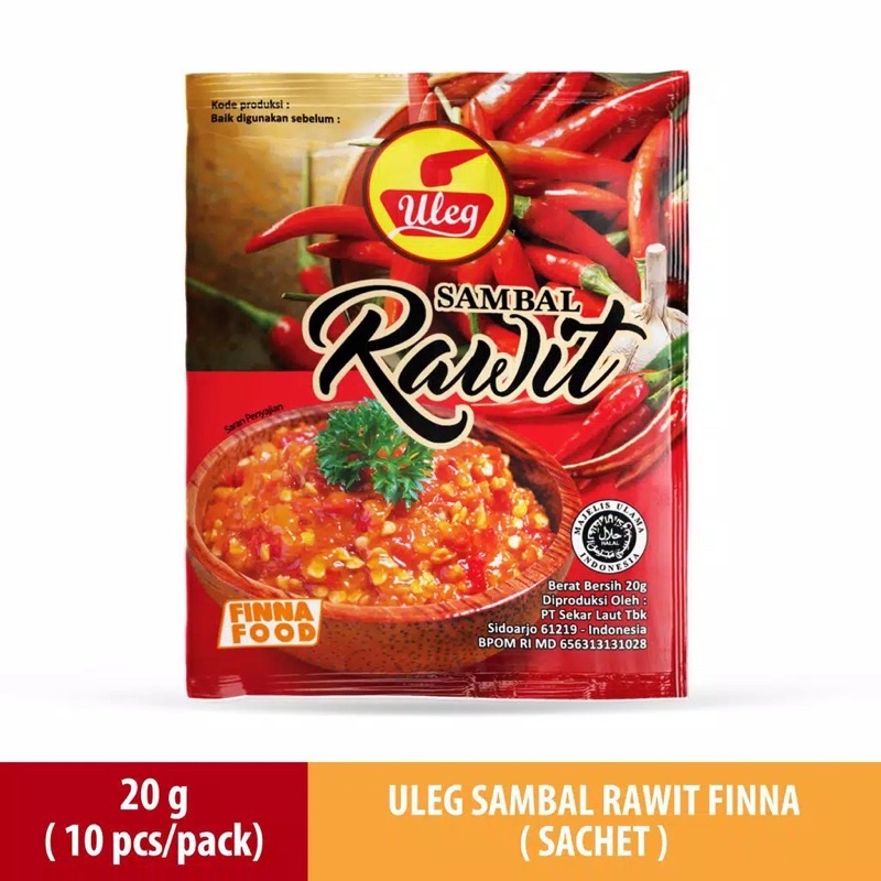 Finna Sambal Uleg komplit varian 20g