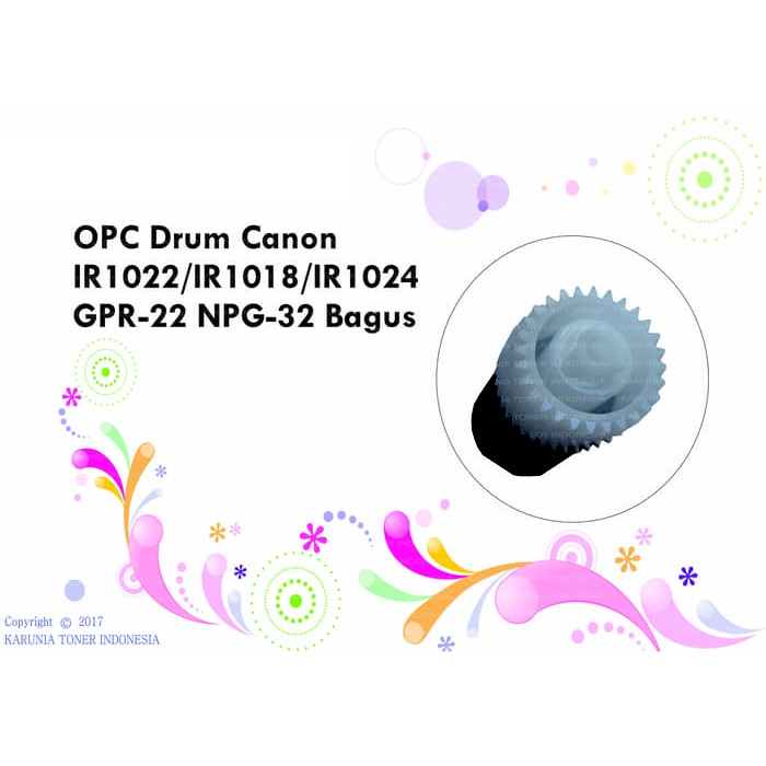 OPC Drum Canon IR1022 1022 IR1018 1018 IR1024 1024 GPR 22 NPG 32 Bagus