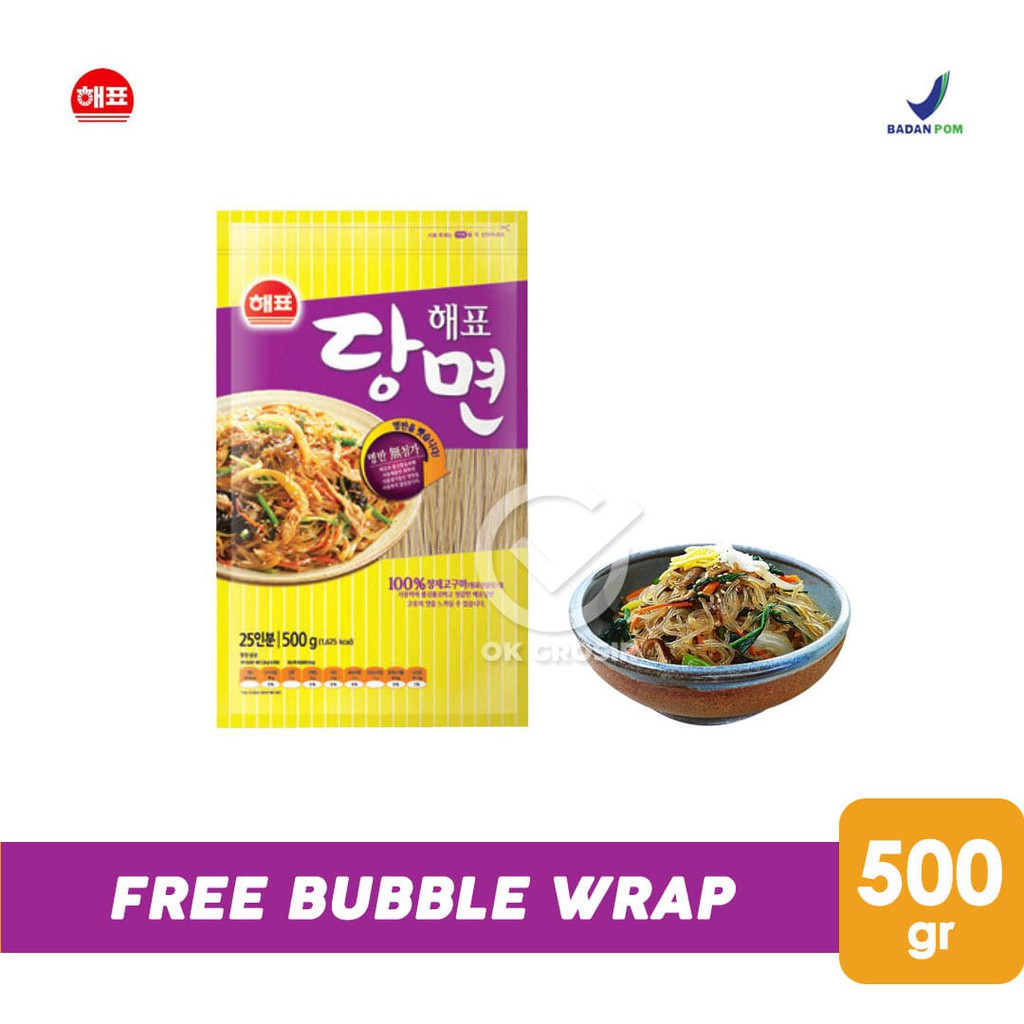 

Sajo Soun Korea / Korean Vermicelli / Dangmyeon / Bihun Hitam Korea / Japchae (500 gr)
