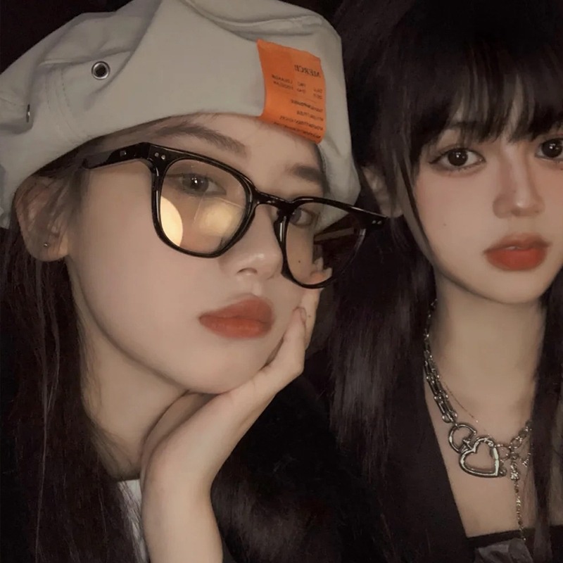 Viendo 2022 Kacamata Photocromic Anti Radiasi Minus Wanita Pria Cowok Terbaru Korea Gaya Frame kacam