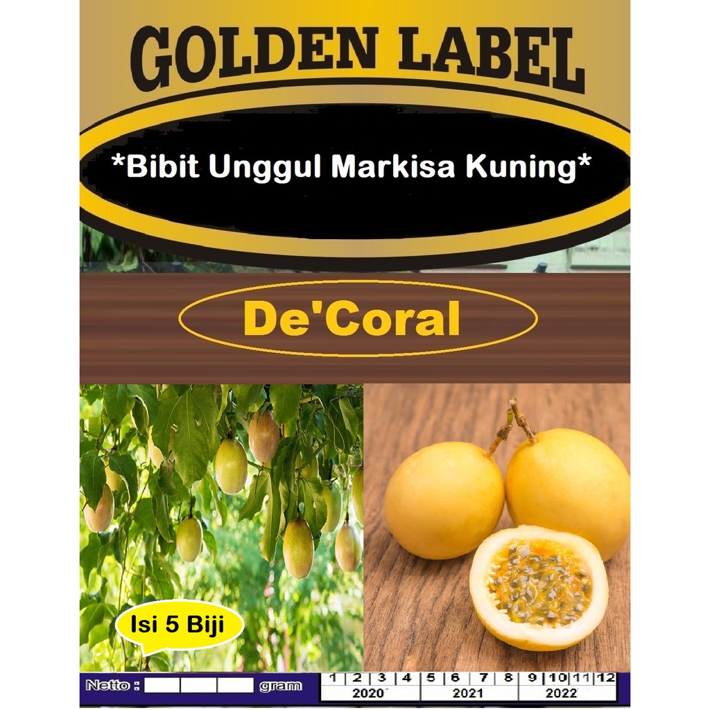 Bibit Unggul Markisa Kuning | Benih Markisa Kuning