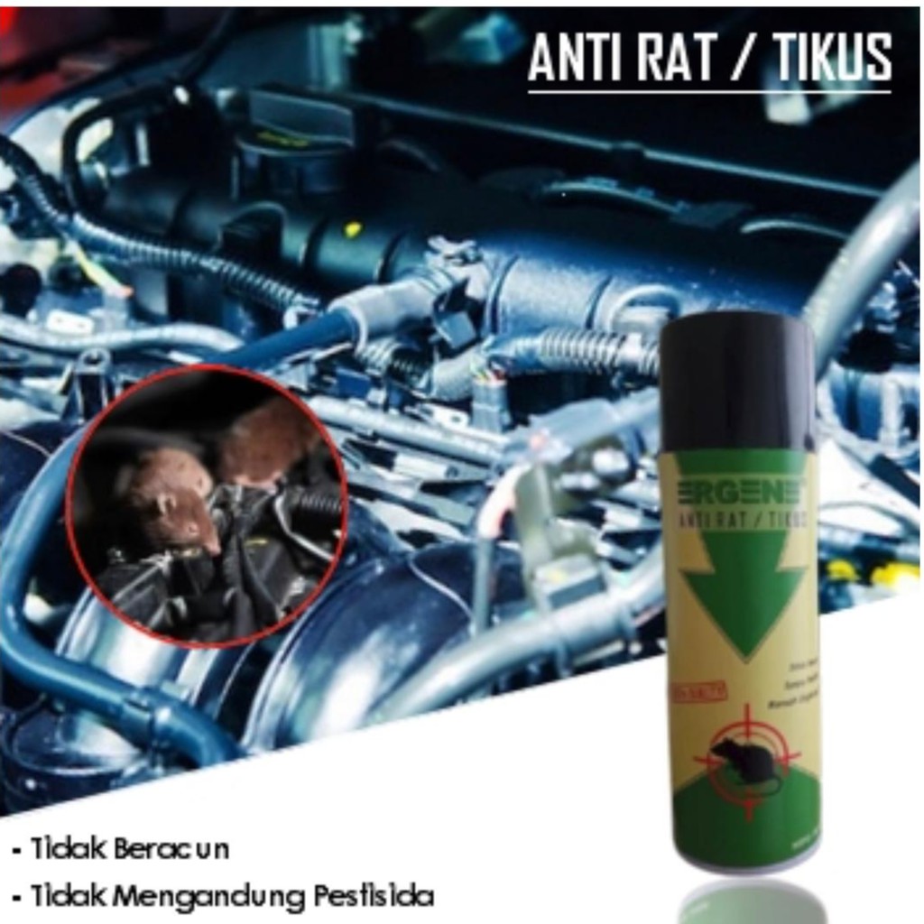 Anti Rat / Tikus Spray 300ml - Rat Repellent - Parfum Pengusir Tikus.