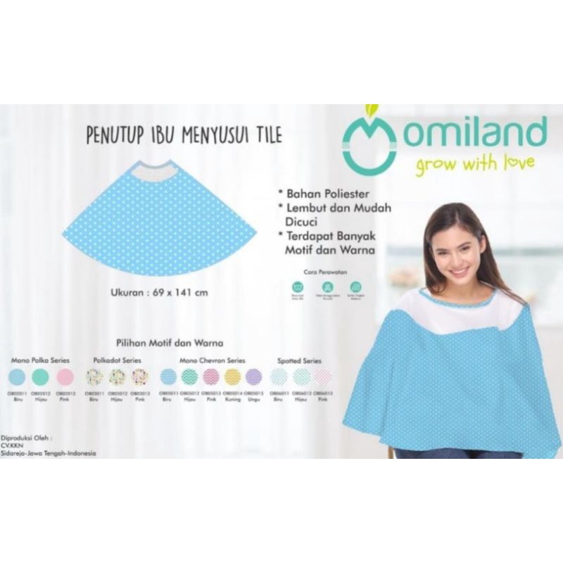 omiland apron ibu  menyusui atau penutup ibu menyusui