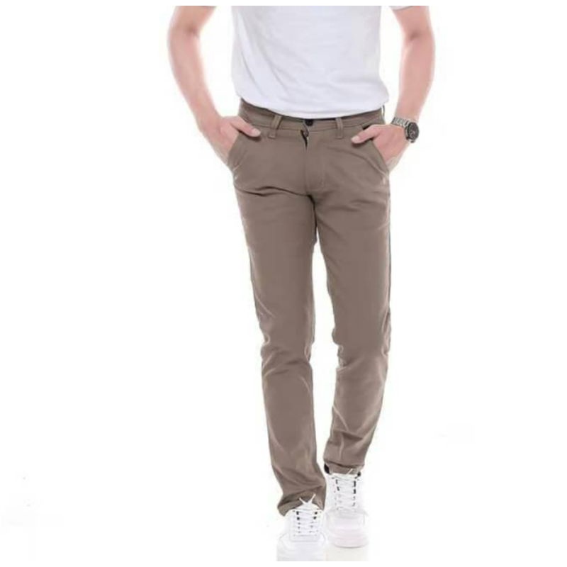 celana Chino panjang pria/celana Chino slimfit murah/full acc best Quality