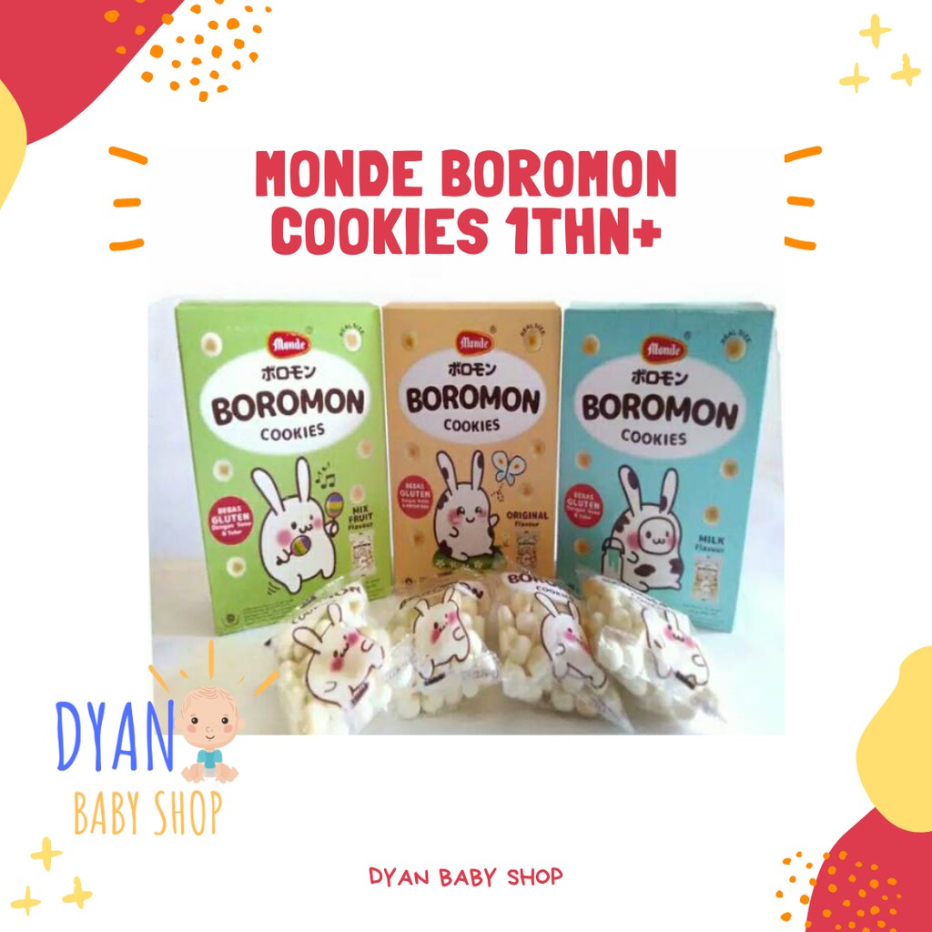 

MONDE Boromon Cookies 1thn+ 120gr