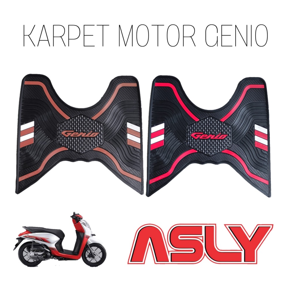 Karpet Motor Genio - Karpet Genio - Alas kaki genio - Karpet Genio 2021 - Karpet motor genio 2021 - Karpet honda genio - Alas kaki motor Genio