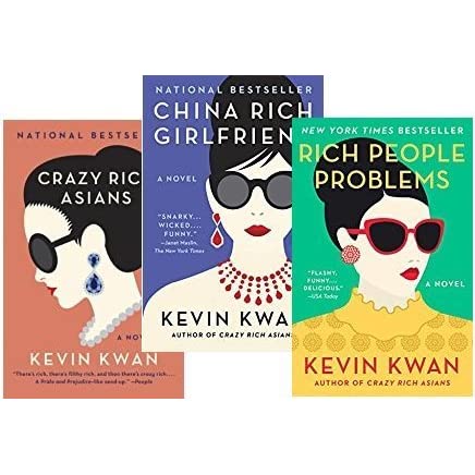 [ENGLISH] KEVIN KWAN BOOKS COLLECTION (CRAZY RICH ASIANS, CHINA RICH GIRLFRIEND, RICH PEOPLE PROBLEMS, SEX AND VANITY)