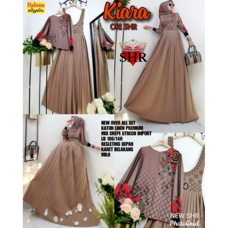 Kiara Mom&Kids Dress Couple ori SHR