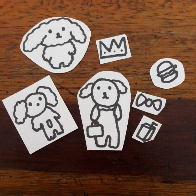 

Warm Hugs Animal medium sticker bisa di warnai