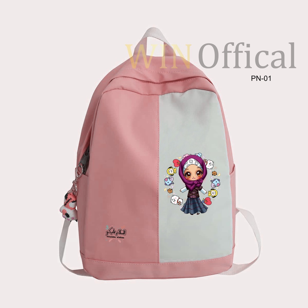 Tas Ngaji Anak Perempuan Buat Al Quran Murah - Tas Ngaji Anak Perempuan Murah - Tas Ransel Mengaji Ngaji Ngaj Al quran Iqro Buat Untuk Anak Remaja Dewasa Cewek Wanita Cowok Laki Model Gambar Bts Bt21 Lol Unicorn Frozen Polos  Harga Kecil