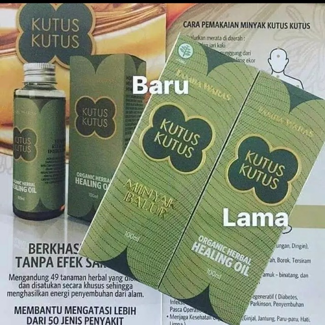Minyak Kutus Kutus Kemasan Baru (100% Original) + free Spray
