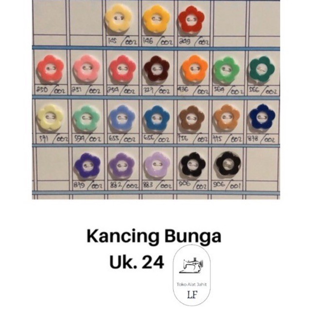 KANCING VARIASI MODEL BUNGA KANCING UNTUK BAJU WANITA KANCING HIAS