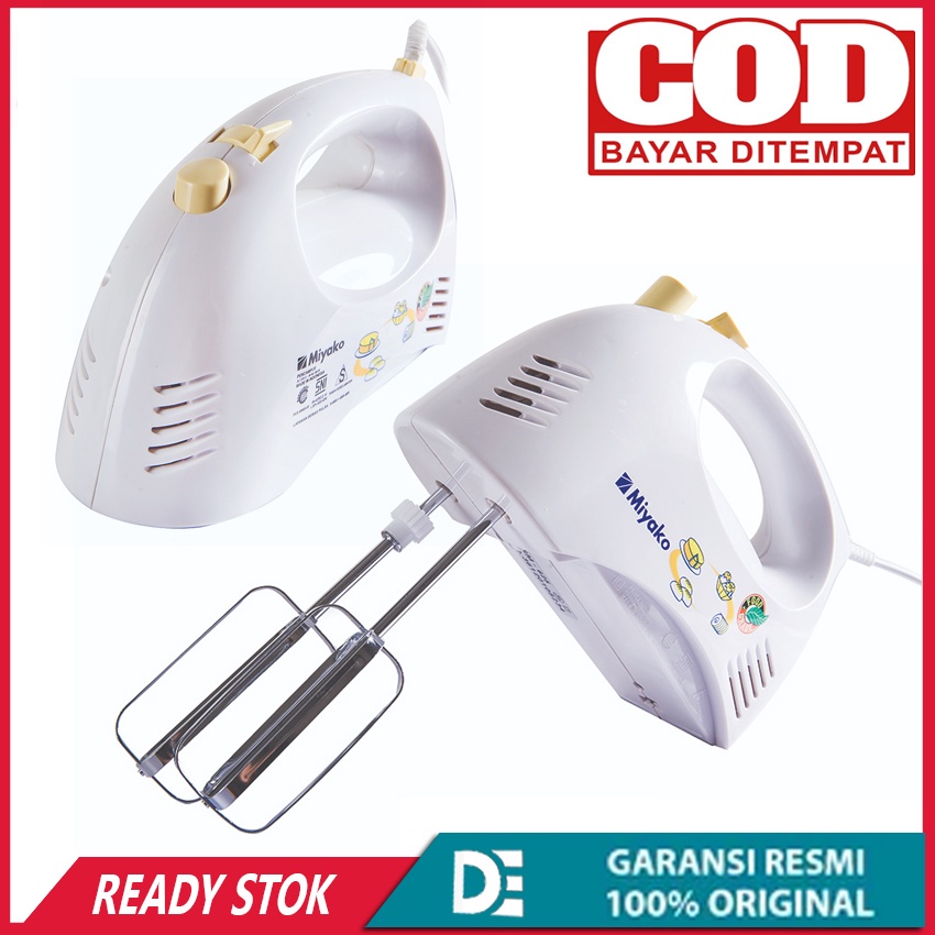 Miyako Hand Mixer HM-620 Pencampur Adonan 5 Kecepatan