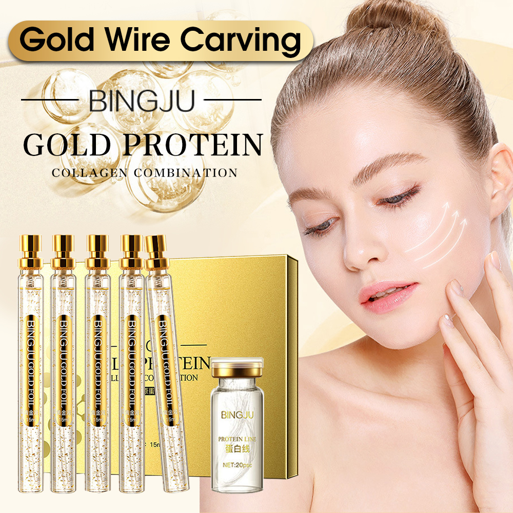 Moxie Girlz Golden Protein Lines Face Protein Collagen Set Anti Aging Pengencang Wajah