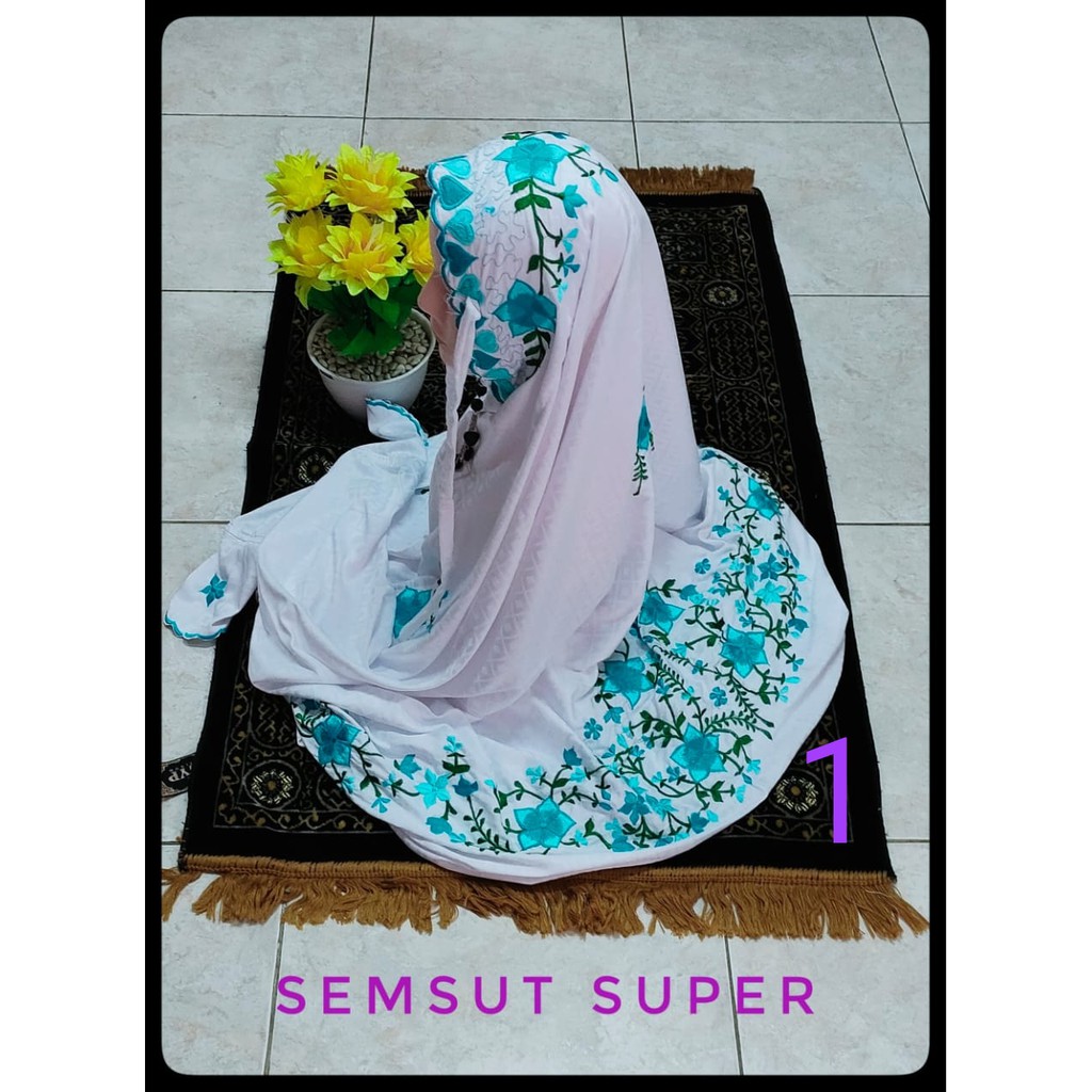 Mukena Dewasa Rukuh Terusan (Lajuran)