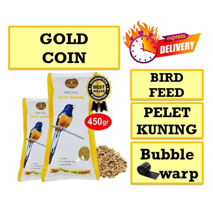 PAKAN BURUNG GOLD COIN MURAI ANIS KACER JALAK CUCAK HIJAU CUCAK JENGGOT ROYAL GOLD COIN